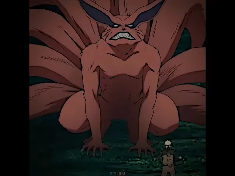 NARUTO MEET'S KURAMA 🦊