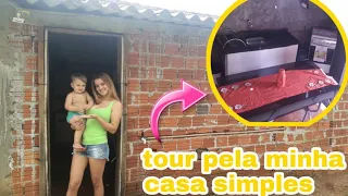 tour pela minha casa de 2 cômodos , primeiro video do canal