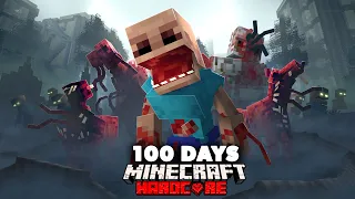 I Spent 100 Days in an Evolved Parasite Outbreak in Hardcore Minecraft... Here's What Happened