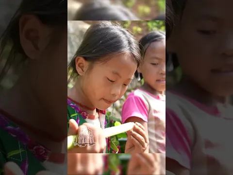Bất ngờ đồ ăn của trẻ em vùng cao