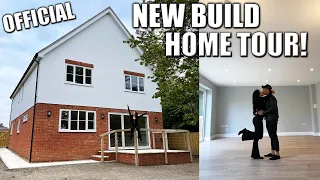 OUR DREAM HOME OFFICIAL HOUSE TOUR! | *NEW BUILD 4 BED DETACHED HOUSE*