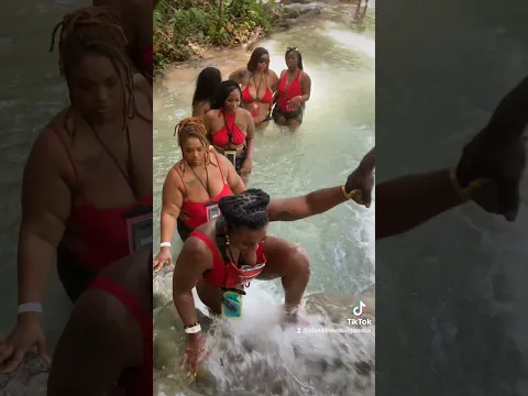 Dunns River climbing Jamaica book now Www.affordabletoursjamaica.com