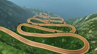 The Bus Almost went into ravine ! Most Dangerous Road in the world | Euro truck simulator 2