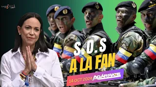 MILITARES le RESPONDEN a MARÍA CORINA