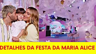 Detalhes dos bastidores decoração da Festa luxuosa da Maria Alice em Goiânia. 