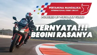 NYOBAIN RIDING MOTOR DI PERTAMINA MANDALIKA CIRCUIT FULL LAP !!! BUKAN DRONE