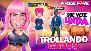 HOMEM COM VOZ DE MENINA LOLI no FREE FIRE *trolagem*