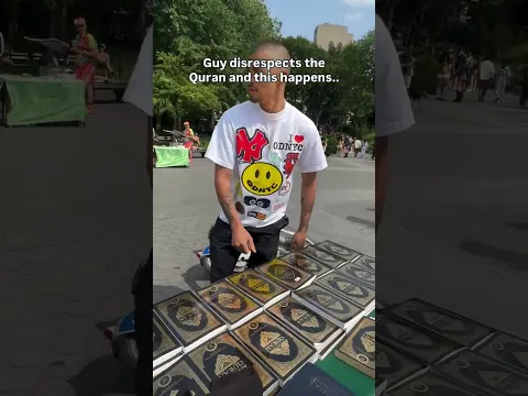 Guy disrespects the Quran and this happens..