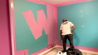 How to paint a room fast