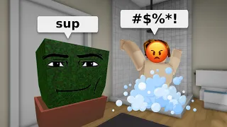 Sneaking Into a Random House as a Bush! | Roblox Comment Challenge