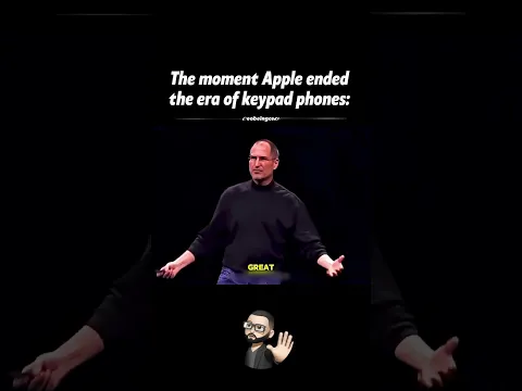 The moment of history 🧑🏻‍💻 #apple #stevejobs #iphone