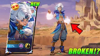 Insane Gameplay With  Sora 😍 | MOBA LEGENDS 5v5 #mobalegends5v5   #moba5v5hindi