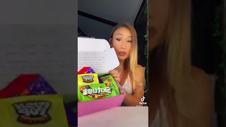 Eating candys from jojoscandyshop