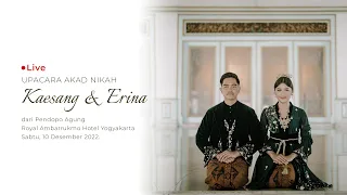 🔴 Live! Akad Nikah Kaesang & Erina
