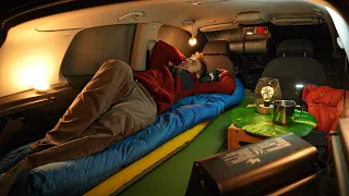 Como CAMPERIZAR un coche RÁPIDO y FÁCIL🚗🌲 (vivac de LUJO)😍