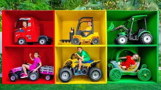 🚗🌈 Búsqueda de Coches Coloridos: Aventuras y Desafíos con Vania y Mania