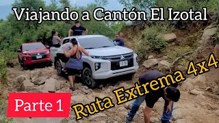 Ruta Extrema 4x4 para un Cantón Extraviado en Las Montañas de Chalatenango, El SALVADOR, El Izotal.