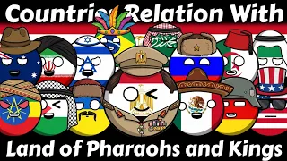 Egypt's Relations with Other Countries 🇪🇬⚱️ #countryballs