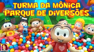 Turma da Mônica [PARQUE DE DIVERSÕES]  com 1 piscina [de bolinhas] turmadamonica #piscinadebolinhas