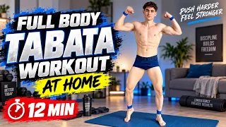 12-MINUTE FULL BODY TABATA WORKOUT 🔥 At Home