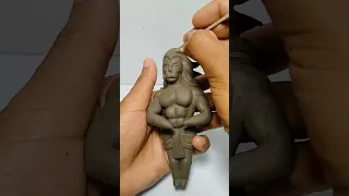 Small HANUMAN murti making FULL PROCESS // Hanuman //Hanuman chalisa#rtistboy#clayart#claycraft