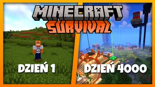 Przetrwałem 4000 DNI na moim świecie Minecraft!