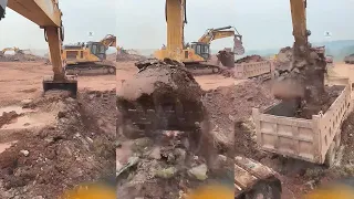 The Process Of Soil Excavation And Transportation P1710