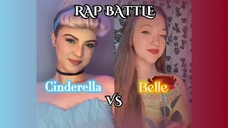 Cinderella VS Belle rap battle by @WhitneyAvalon || collab with @Hollynn