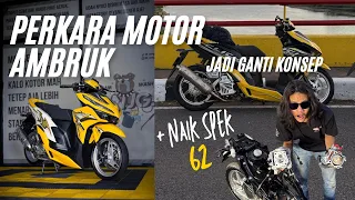 MOTOR GUE DIAMBRUKIN ORANG‼️AKHIRNYA GUE RESTORASI POL-POLAN 💥