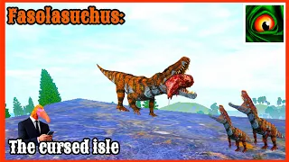 🔴Jamás pensé que el fasolasuchus pudiera.....👀😱|| #goldenpato #thecursedisle #dinosaurios 