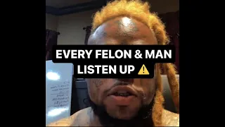 If you’re a FELON OR MAN… You need to watch this 📺