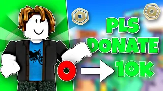 I got my First Donation! 0 to 10K Robux Challenge  - EP 1