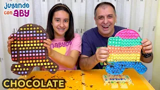 POP IT DE CHOCOLATE super divertido | ABY