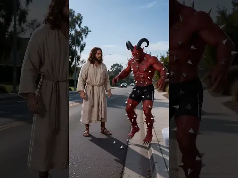 He Thought It Would Work… He Was Wrong 💀 #jesus #jesuschrist #jesuslovesyou