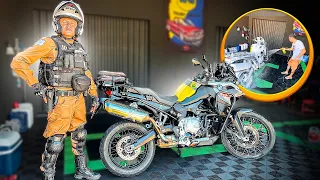 ESSA MOTO DA POLICIA FOI NA GARAGE ( deu ruim ? )‹ Danilo Crespo ›