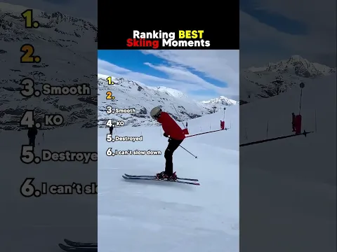 Ranking the best skiing moments ☃️