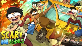 Scary Indian High School | EP 01 | ft.Van Driver Vs Auto Driver | HardToonz