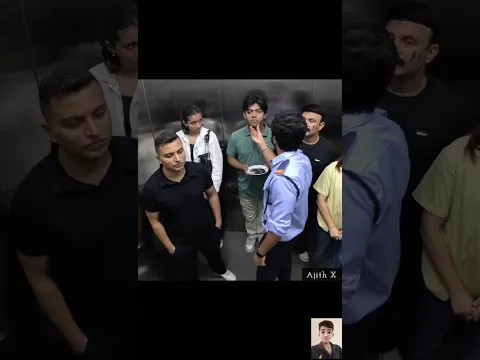 🎭 Black face needed to use lift?! 😱 | Lift prank | funny video | Ajith X | #shorts #prank