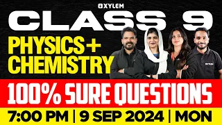 Class 9 - Physics + Chemistry /  Onam Exam / 100% Sure Questions | Xylem Class 9