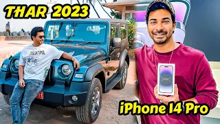 Mahindra Thar 2023 First Drive Impression aur iPhone 14 Pro lena pada @TharMahindra