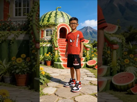 naik tangga rumah semangka #shorts #funny #lucu