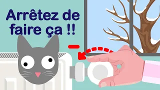 Moins chauffer en hiver, ça ne sert à rien ? (la loi de refroidissement de Newton)