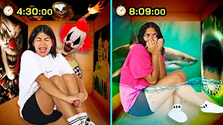 LA ÚLTIMA EN SALIR DE SU CAJA DE FOBIAS 🤡 GANA 🤑 !