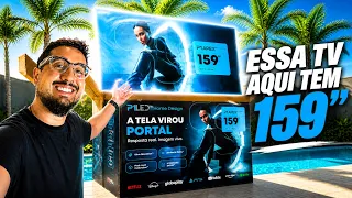 INACREDITÁVEL ESSA TV TEM 159 POLEGADAS P1LED APEX