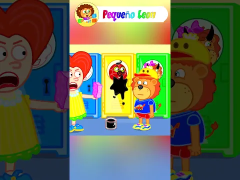 Pequeño Leon | Taquillas de superhéroes | Dibujos animados | Video Para Niños