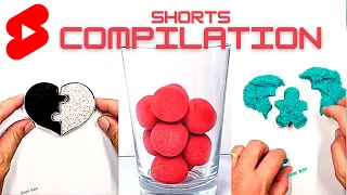 Kinetic sand ALL SHORTS PC ADITION Satisfying  ASMR Video #satisfying #asmr #asmr #shorts  bhoot