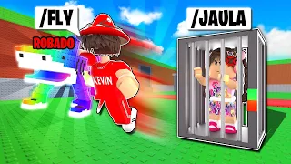 TROLEANDO con COMANDOS de ADMIN a mi HERMANITA en Steal a Brainrot *SE ENOJA*😰 | Kevinox