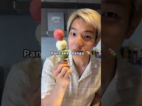 Ken used Takoyaki machine to make Pancake Dango! 🍡✨