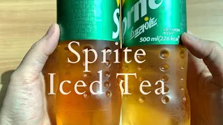 사이다로 아이스티 만드는 방법 How to Make Sprite Iced Tea
