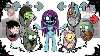 THE BEST FNF MUSIC GLITCH STORIES: Pibby and FNF characters in different universes | FNF animation
